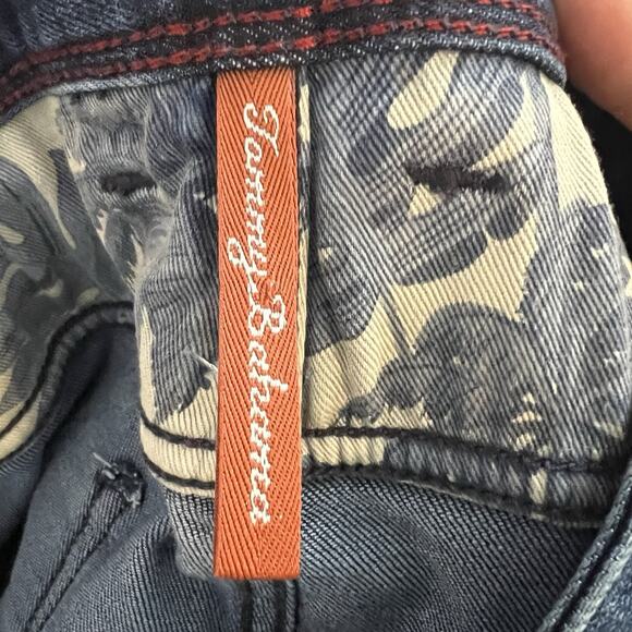 Tommy Bahama Men's Straight Leg Jeans Sz 32x27 Short Dark Wash Blue - Picture 12 of 14